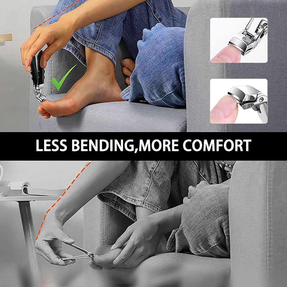 Goredny Orthoclip stainless steel blade stays sharp for clean cuts.