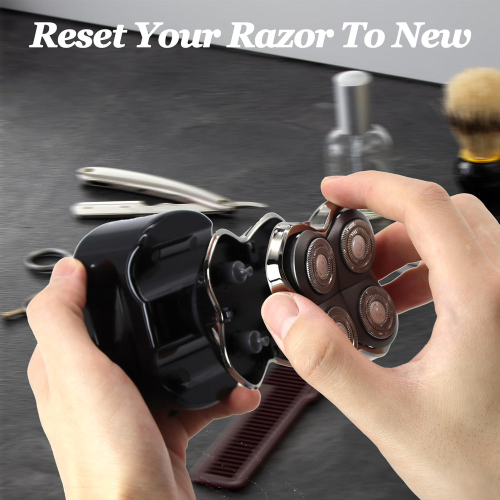 GORLENT 1s click replacement enables fast, clean head changes.