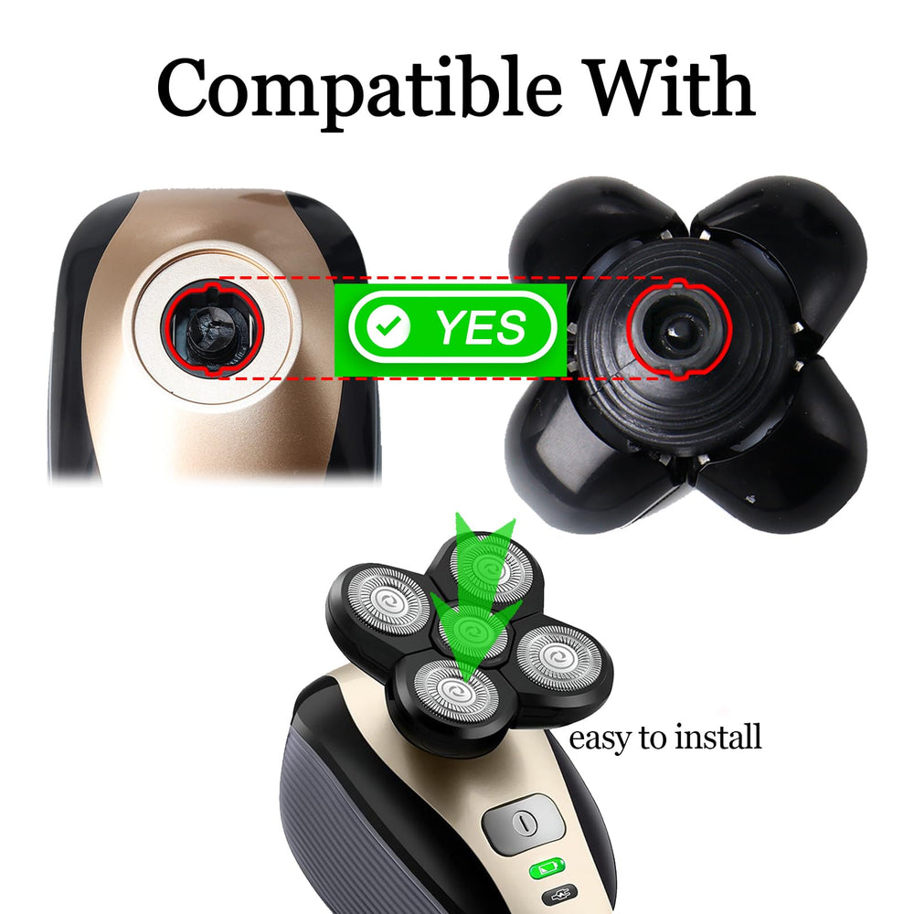 Gorlent bald head shaver compatibility supports broad device fit.