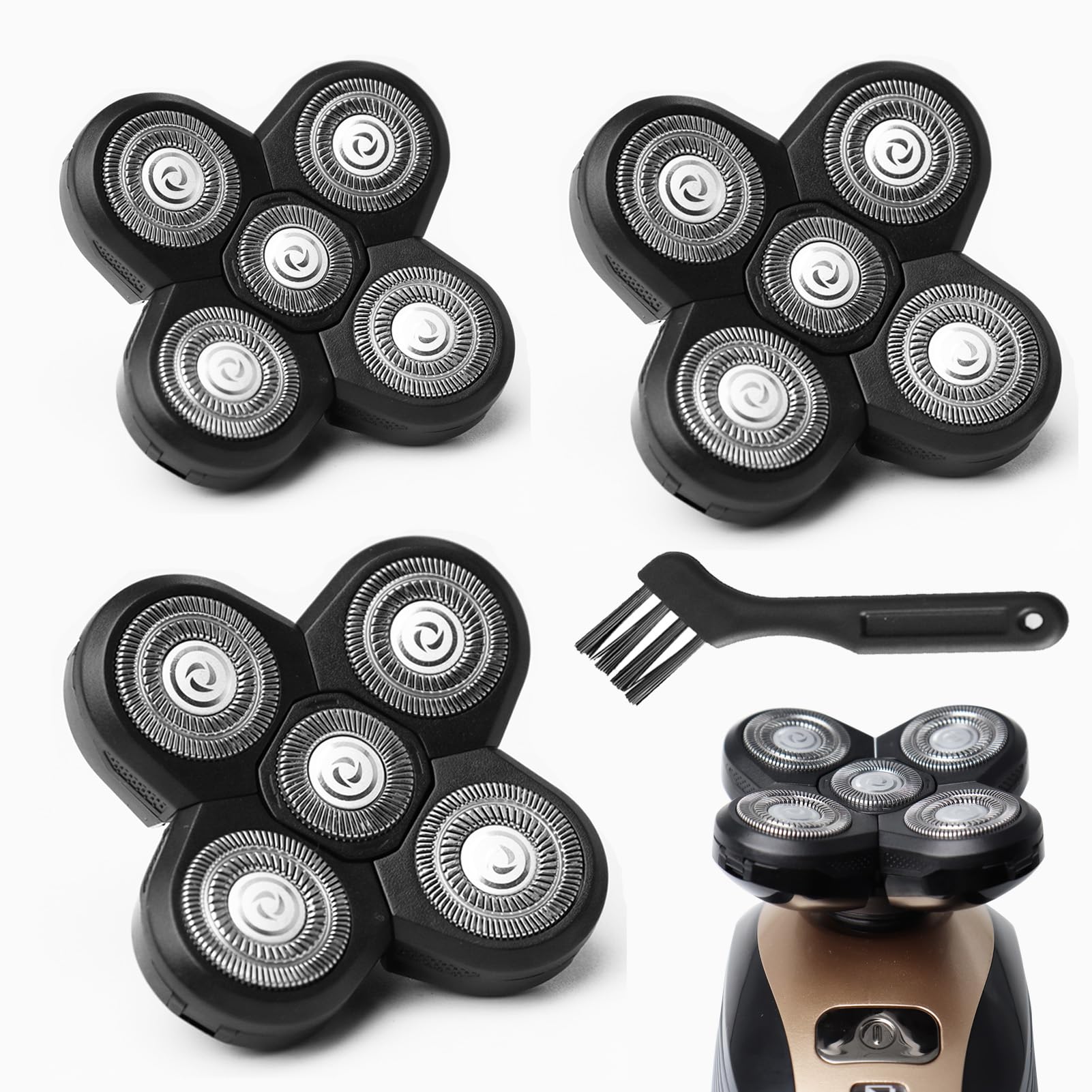 Gorlent Pro 5 blades refill delivers a sharp, efficient shave across contours.