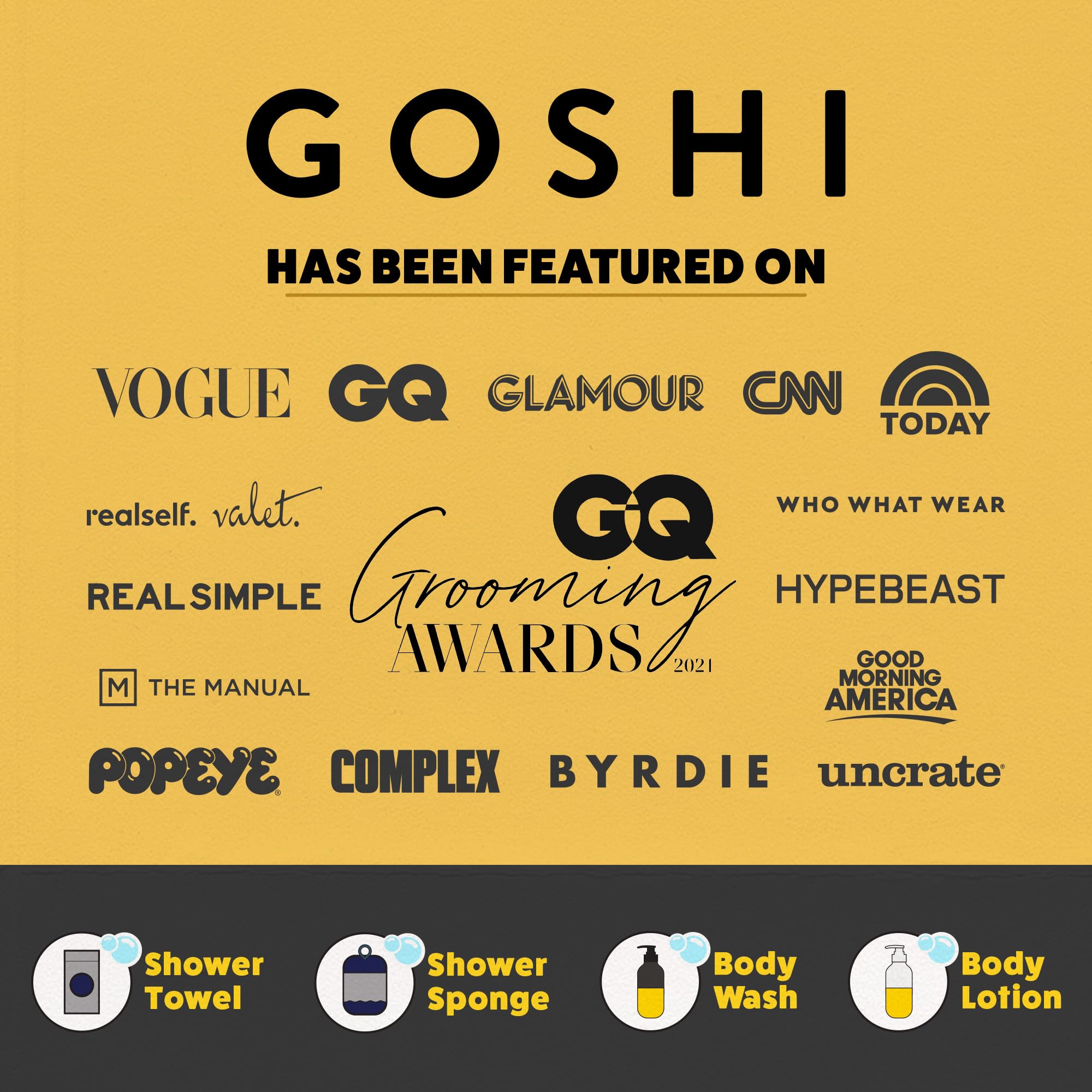 GOSHI exfoliación suave apta para piel sensible