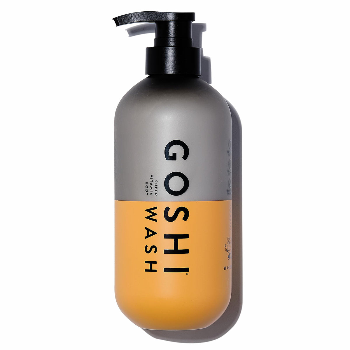 GOSHI Super Vitamin bottle pour shows easy dosing for daily cleansing.