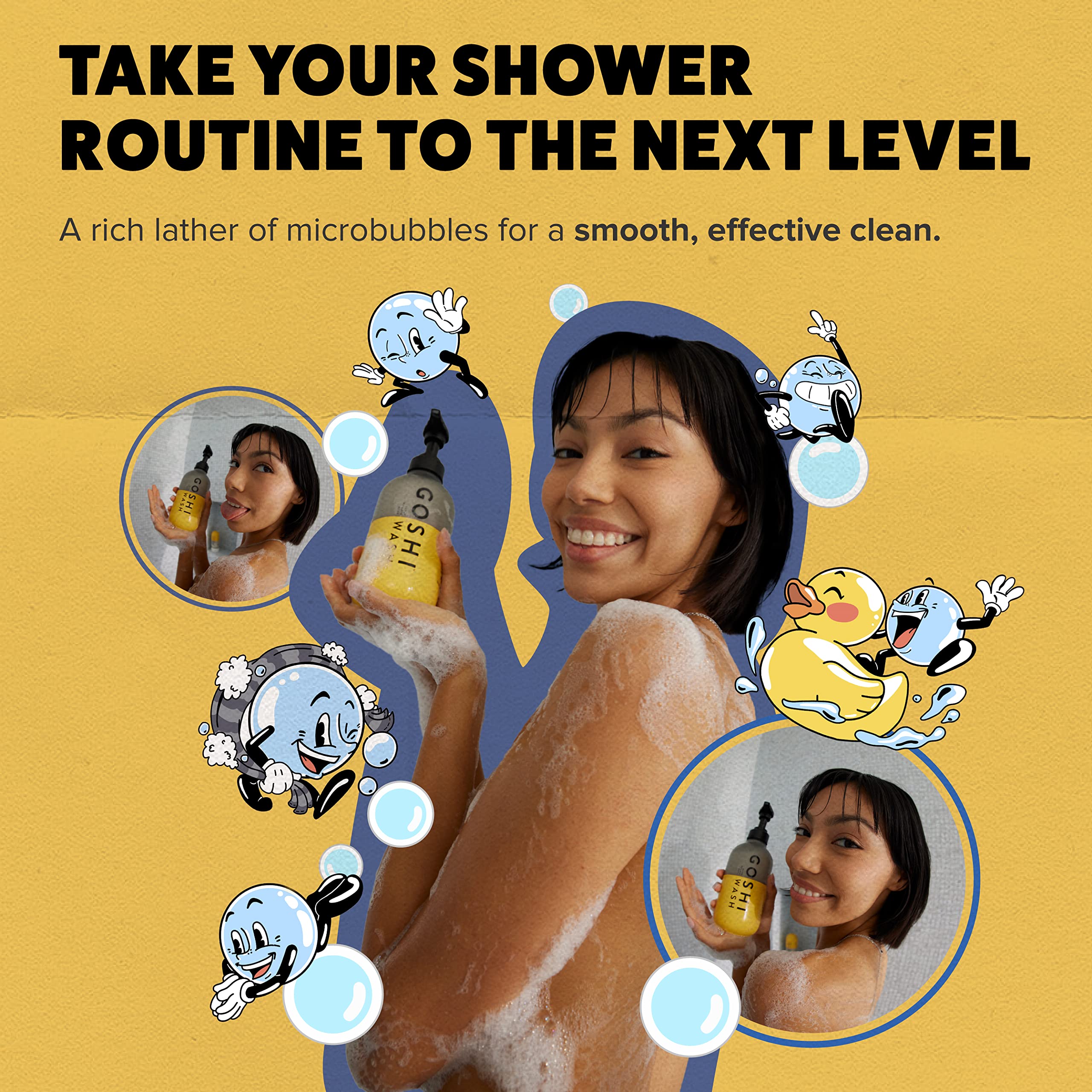 GOSHI Super Vitamin morning routine shot suggests quick, refreshing cleanse.