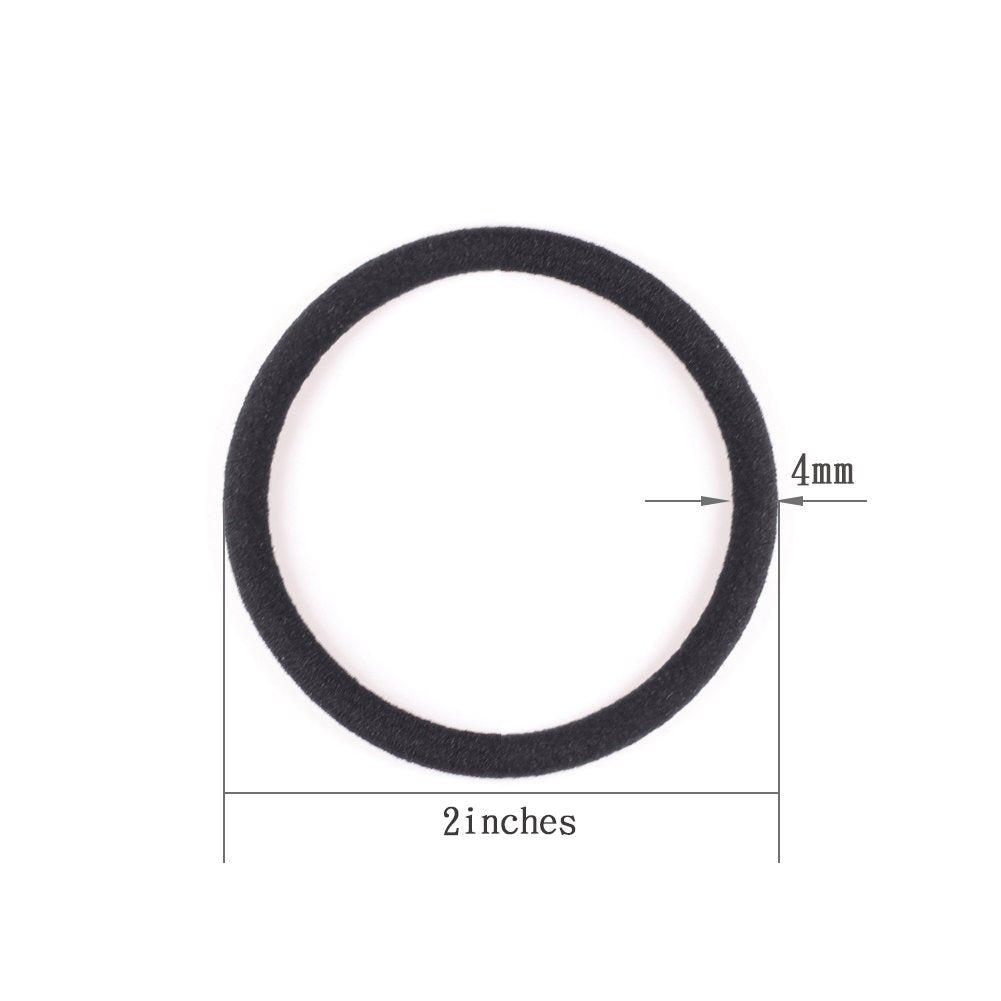 GOSICUKA elástico de 4 mm, sujeción firme para cabello grueso.