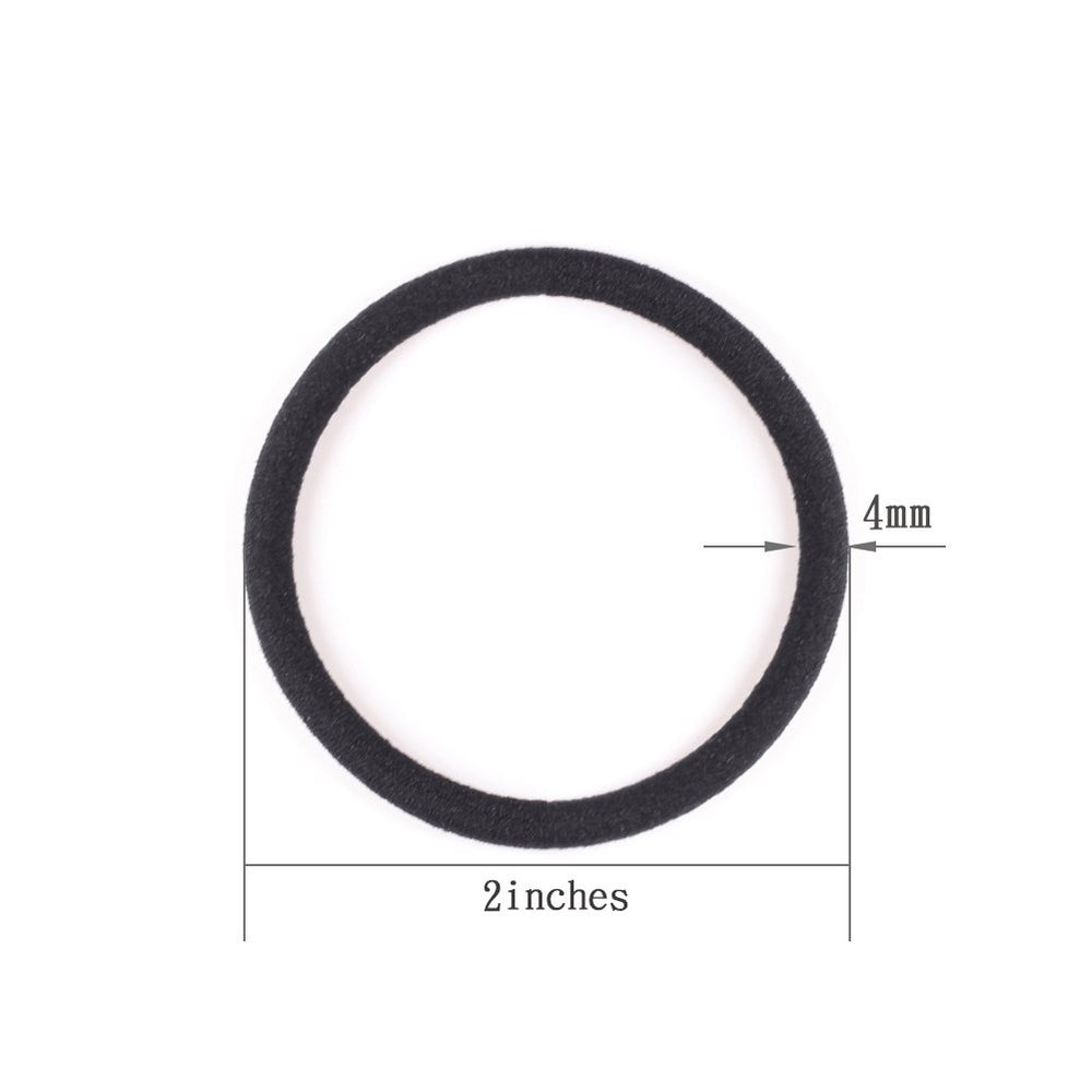 GOSICUKA elástico de 4 mm, sujeción firme para cabello grueso.