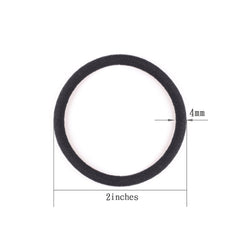 GOSICUKA elástico de 4 mm, sujeción firme para cabello grueso.