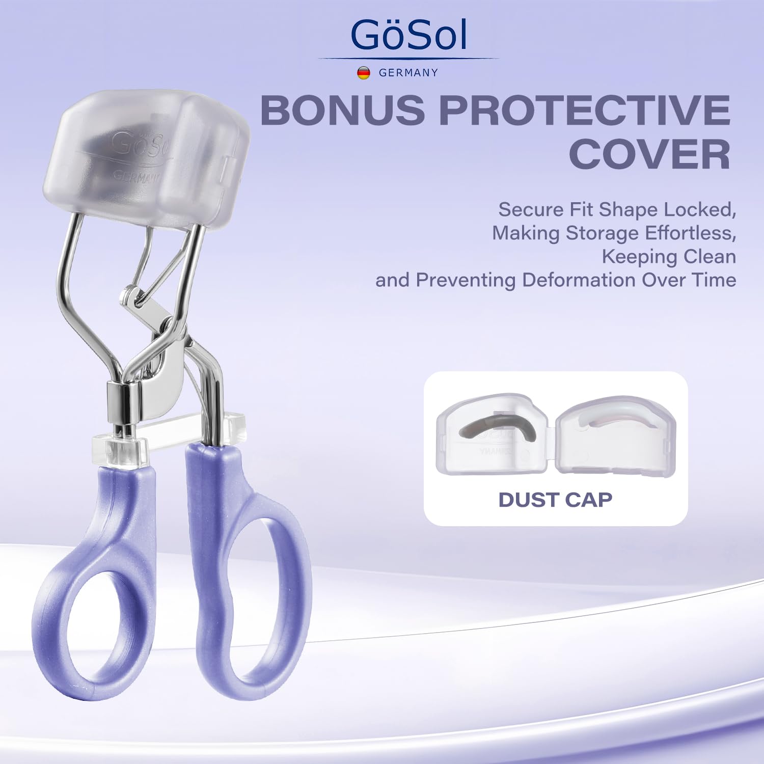 GÖSOL ergonomic handle for secure, comfortable grip.