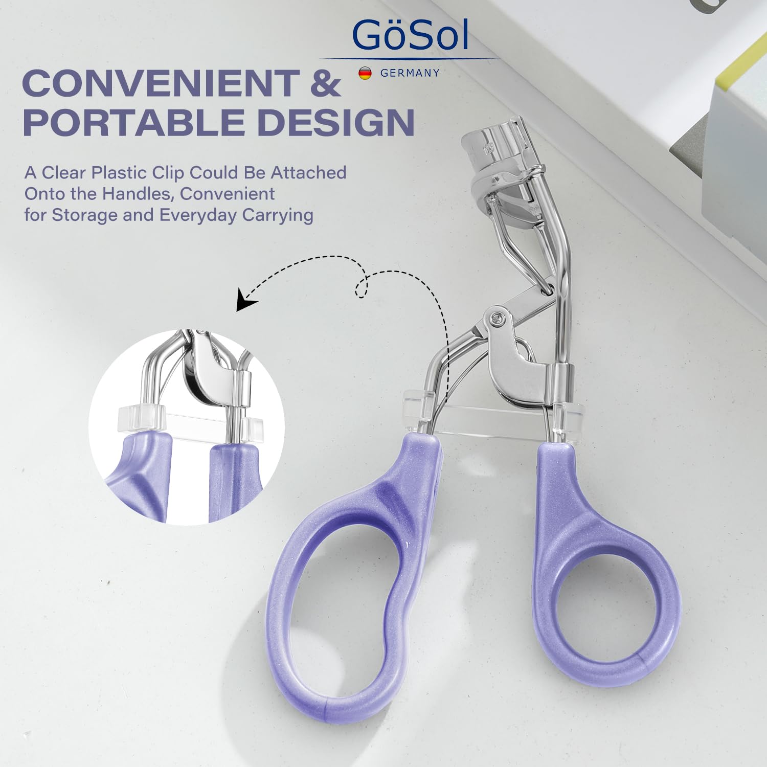 GÖSOL spring design provides smooth, consistent curling.