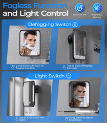 Gospire 5000mAh battery provides cordless shower use