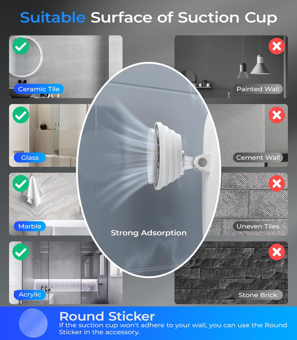 Gospire waterproof design ensures safe use in the shower.