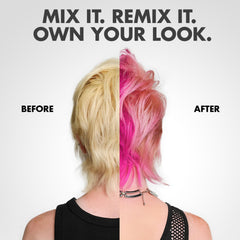 Got2b Color Remix applying cream for at-home color application.