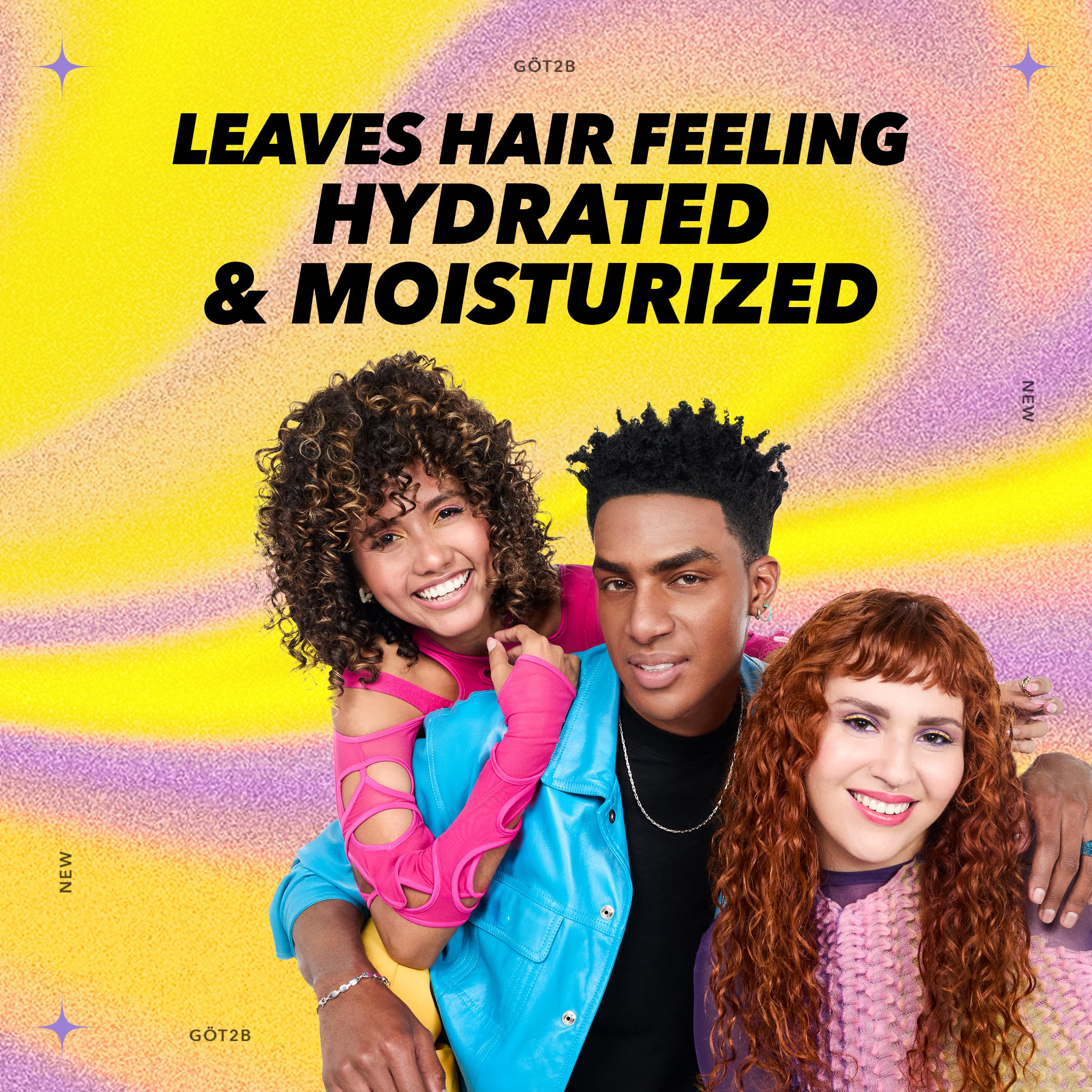 Got2B Curled Detangler textura ligera sobre rizos para evitar peso