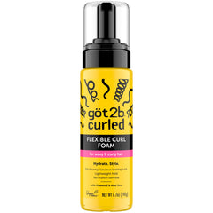 Got2B Curled Flexible Curl Foam: bote visible para control del encrespamiento