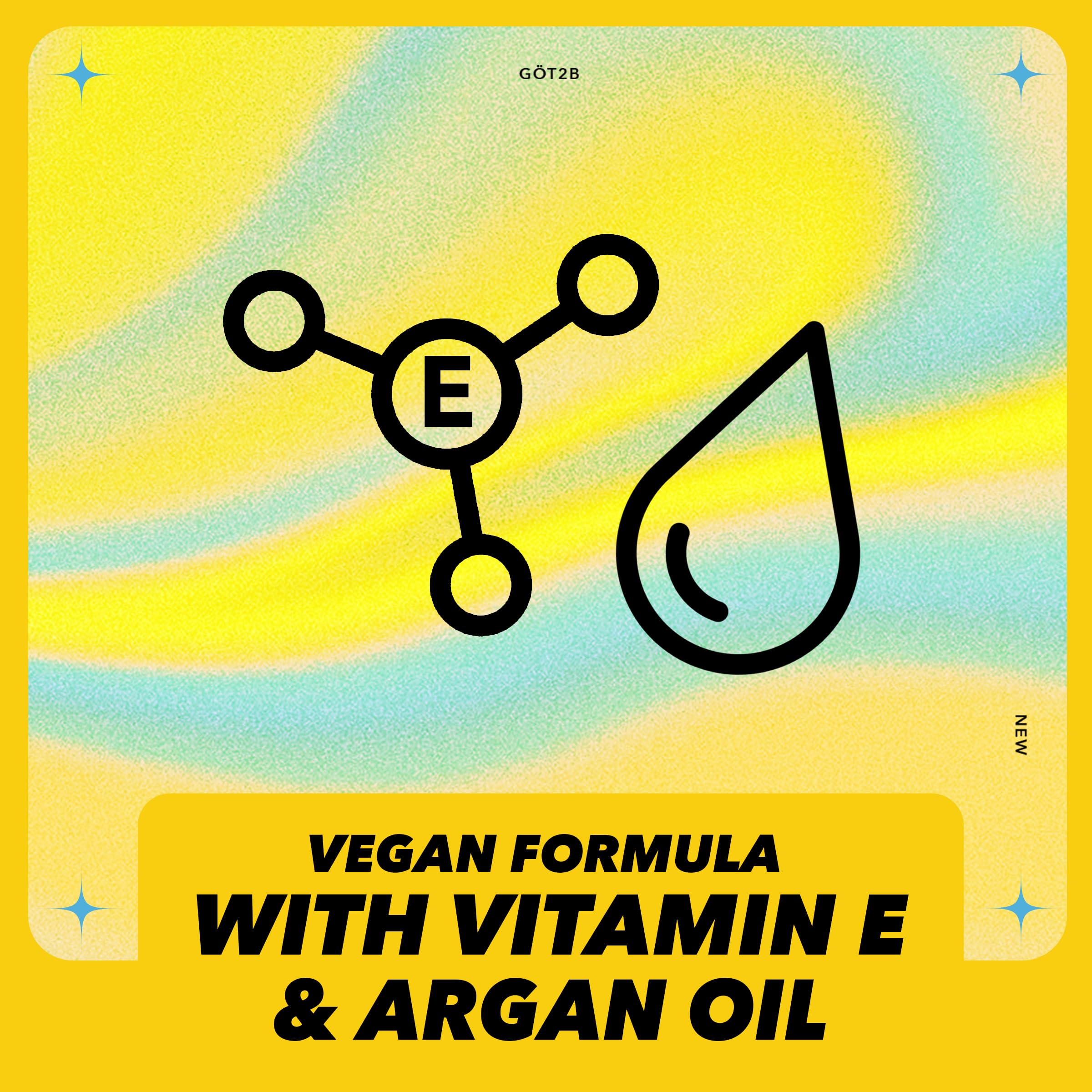 Got2B Curled Hair Spray Oil, ingredientes veganos con argán