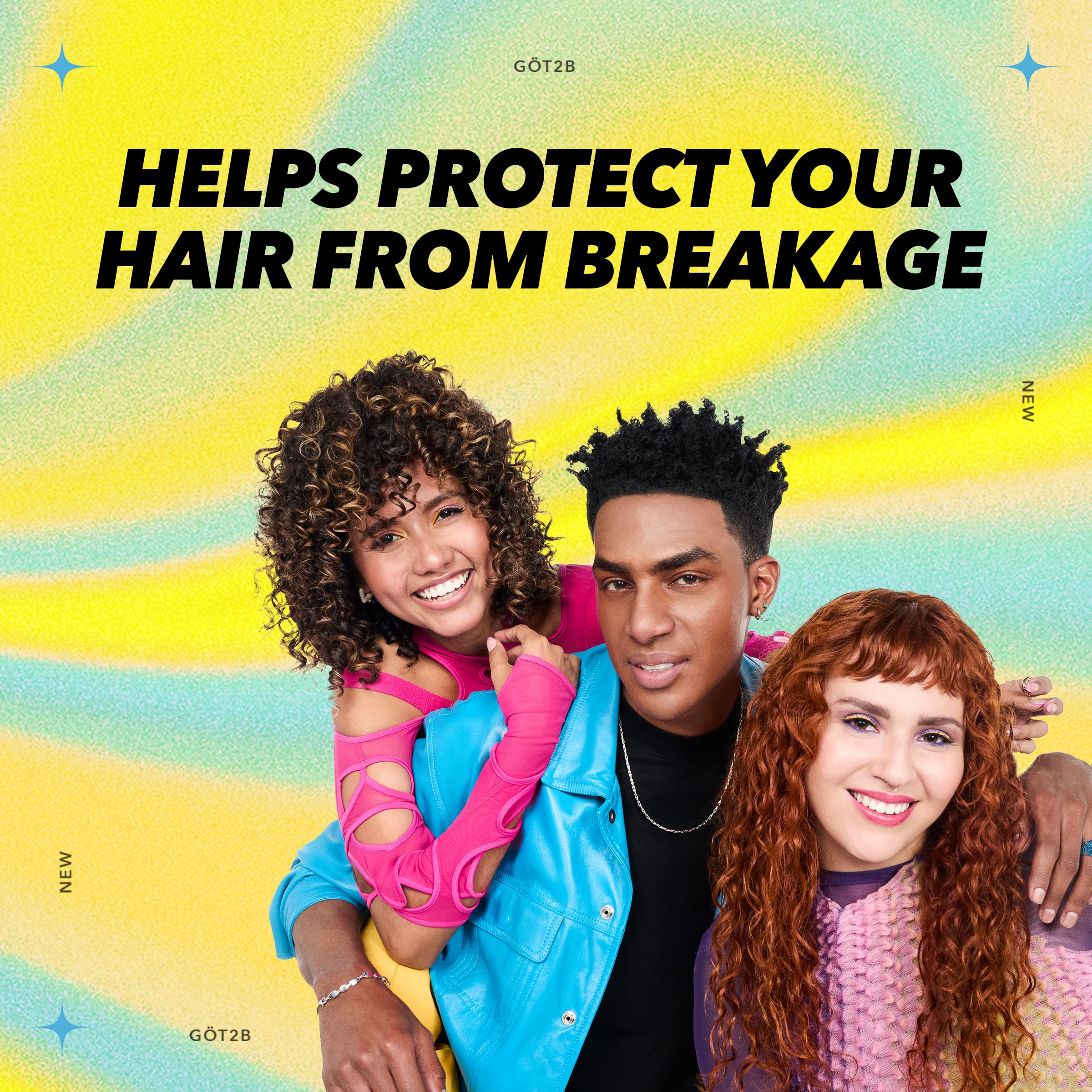Got2B Curled Hair Spray Oil, protección contra calor para rizos