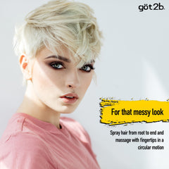 Cabello secado con fijación rígida de Got2b.