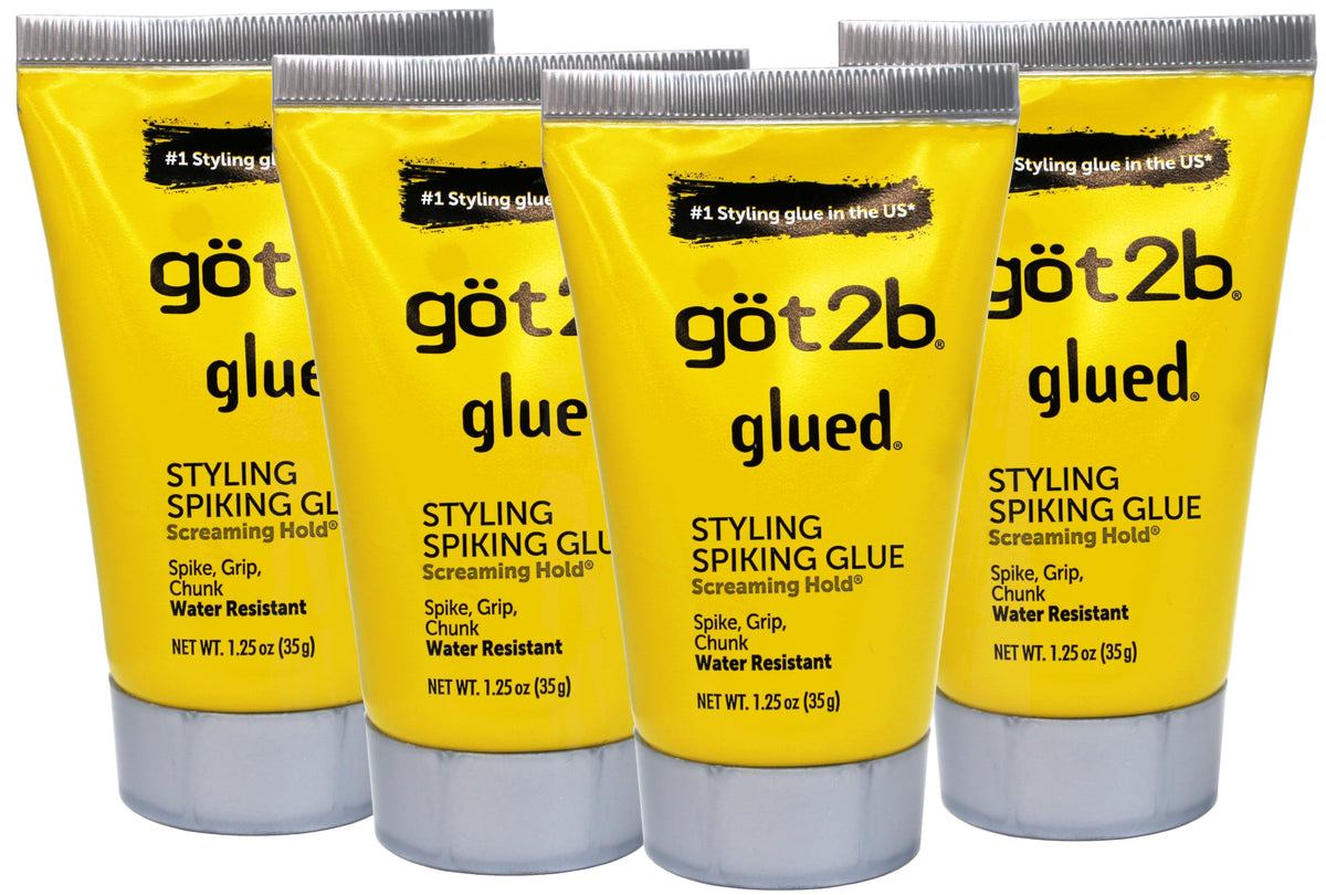 Got2B Glued: botella 1,25 oz, frente visible, fijación duradera para peinados