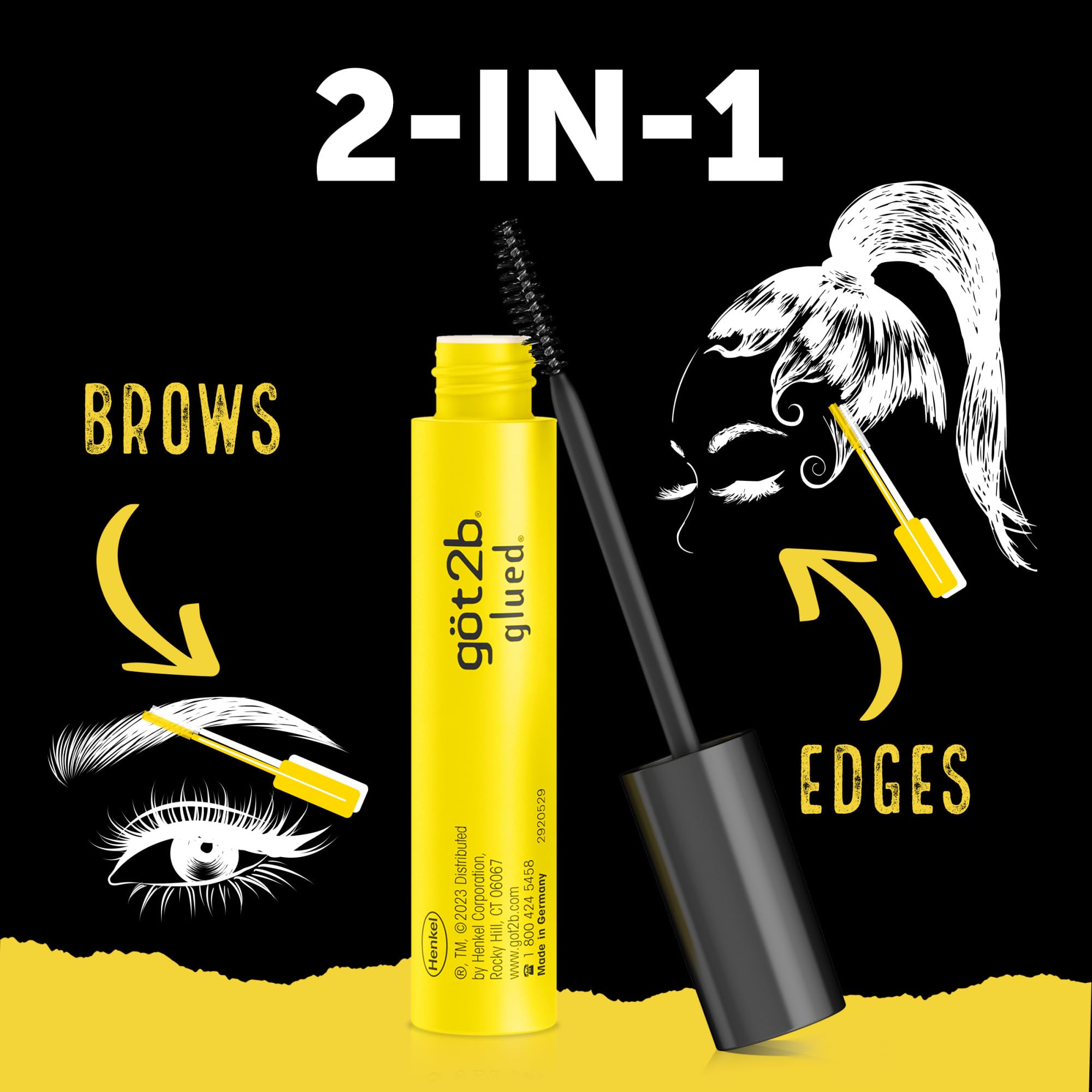 got2b Glued dermatologist-tested formula suitable for sensitive skin.
