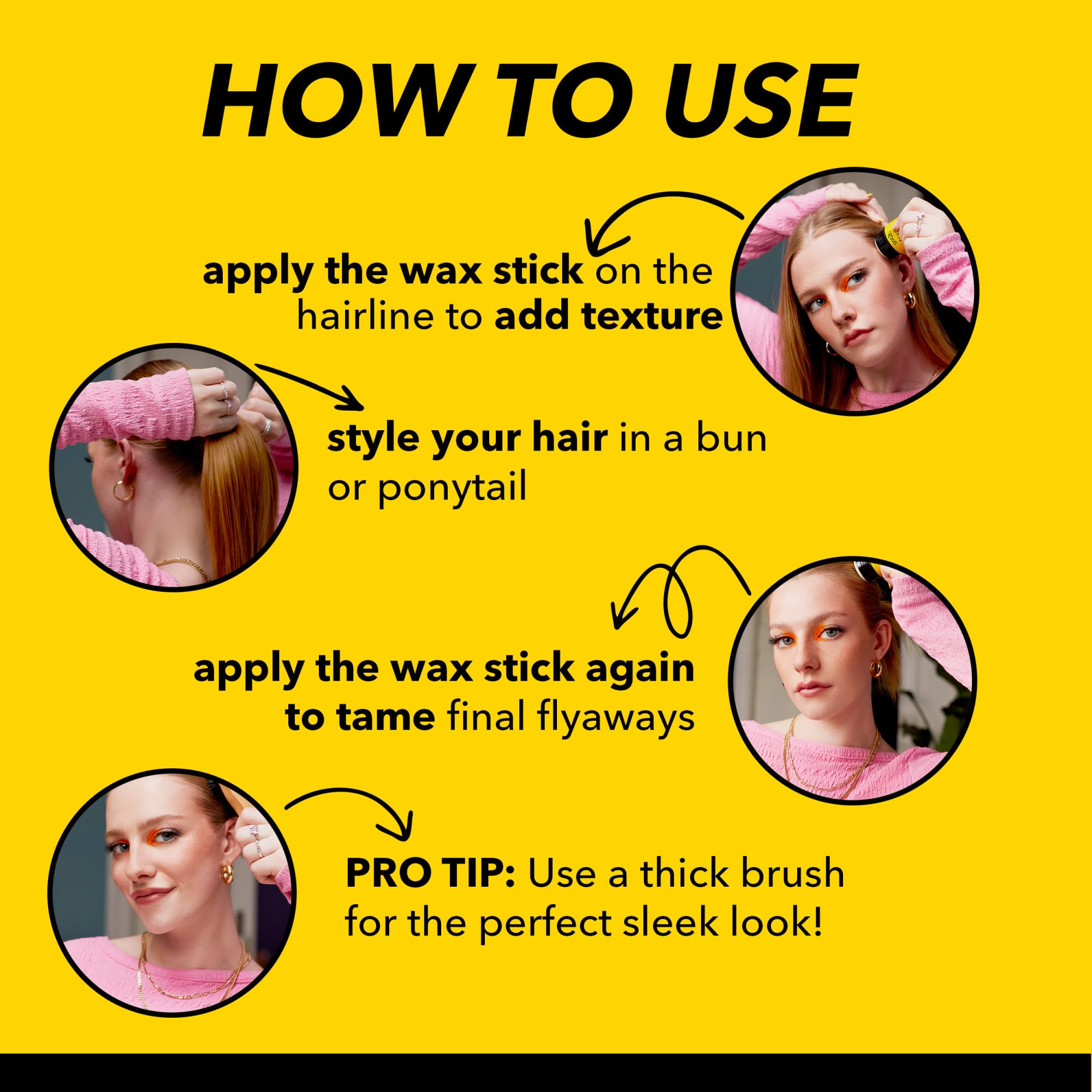 Got2b wax stick achieves a flexible hold with no crunch.