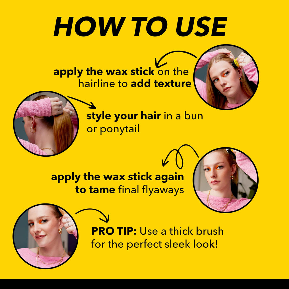 Got2b wax stick achieves a flexible hold with no crunch.