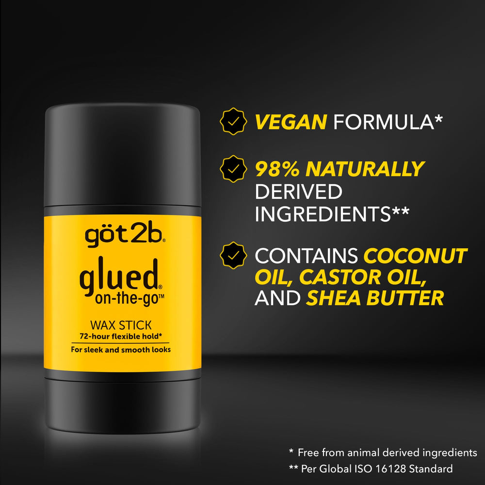 Got2b vegan formula highlights natural ingredients for a gentle finish.