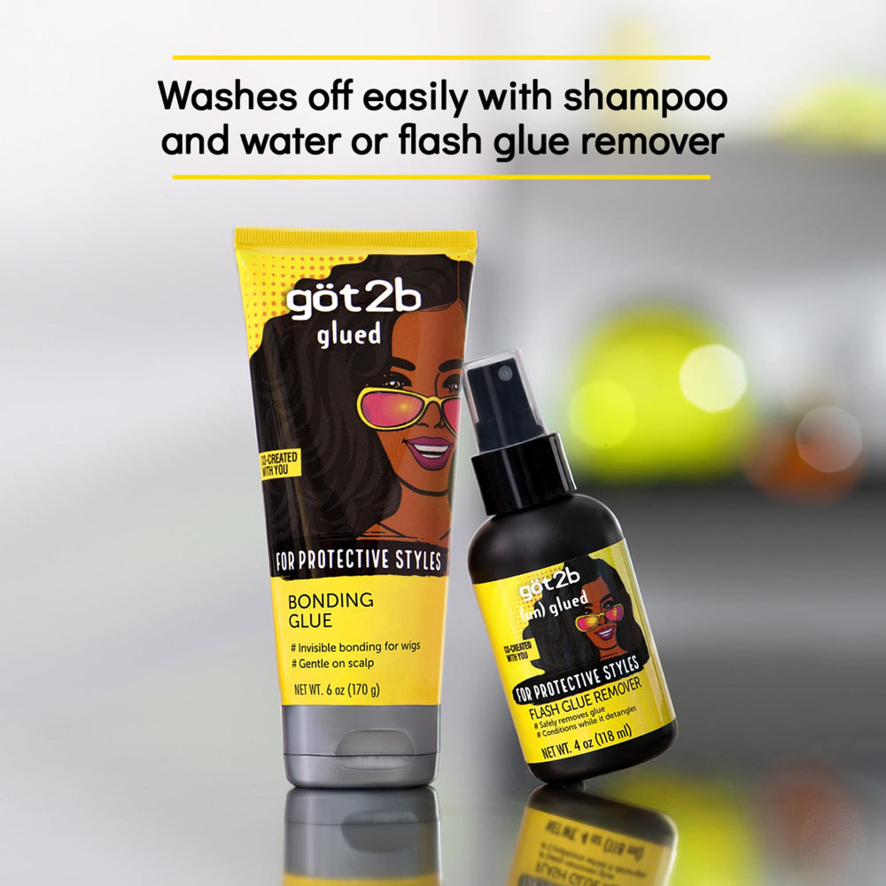 Got2B unGlued Flash Glue Remover provides quick, gentle cleanup after wear