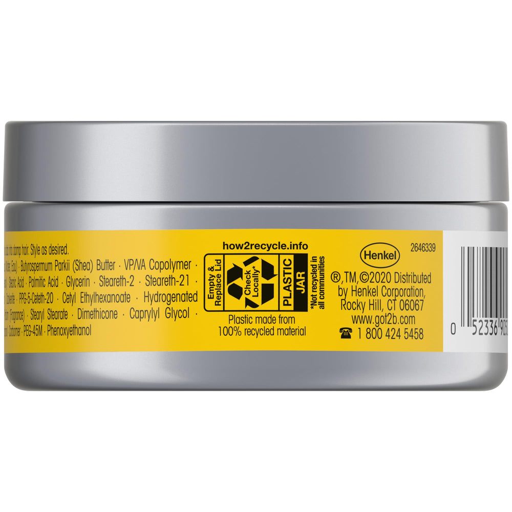 Hair with high shine finish from Got2b Glued Spiking Hair Wax