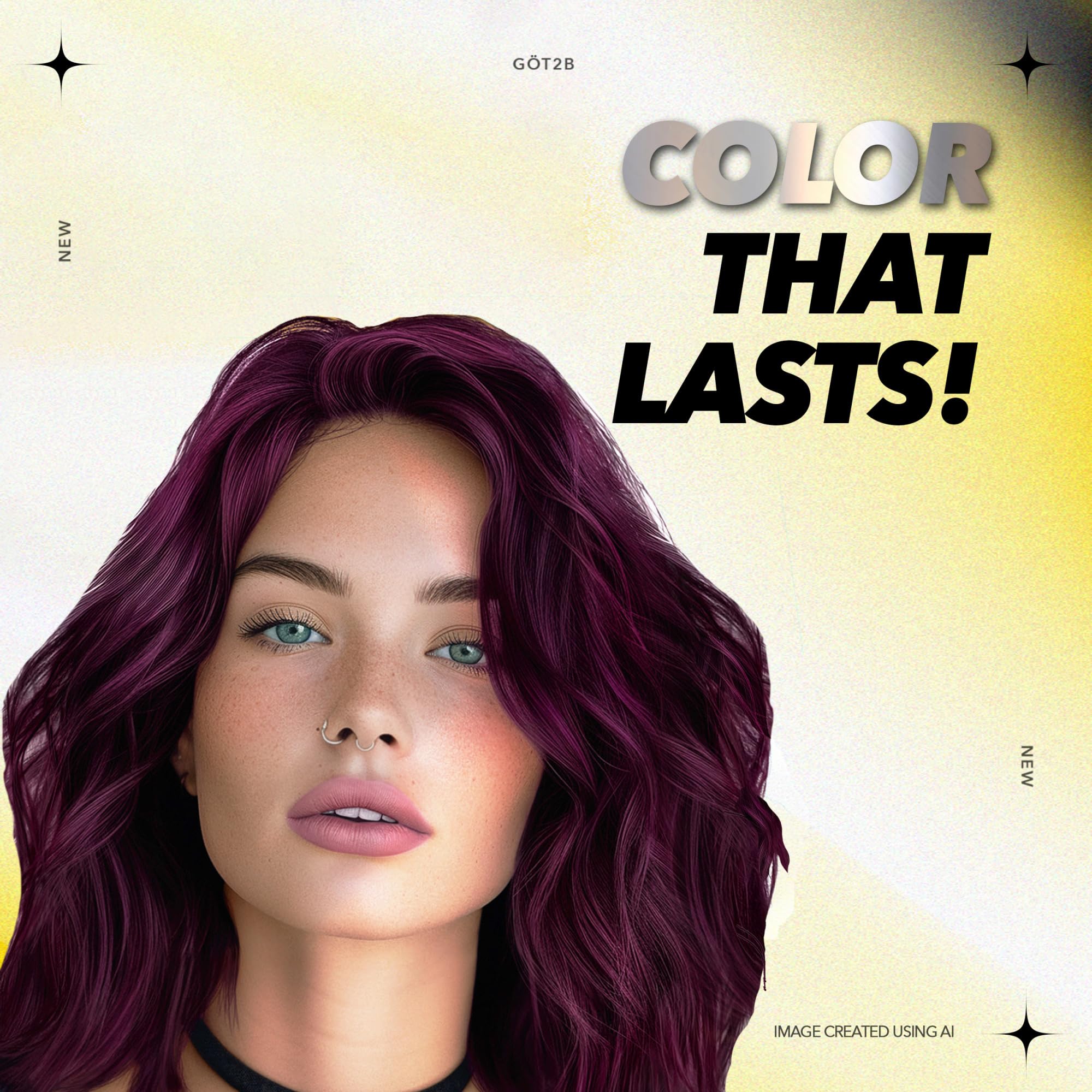 Pro tip: Bleach It before Got2b Metallics Amethyst Chrome M69 for more intensity.
