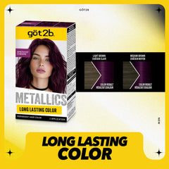 Gloves and kit components from Got2b Metallics Amethyst Chrome M69 for at-home use.