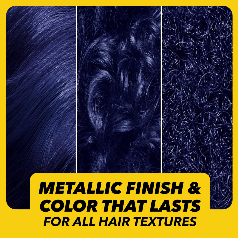 Got2b Metallics Blue Mercury M67 gloves protect hands during application