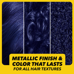 Got2b Metallics Blue Mercury M67 gloves protect hands during application