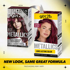 got2b Metallics Dark Ruby M68 swatches showing cool metallic glow for bold looks