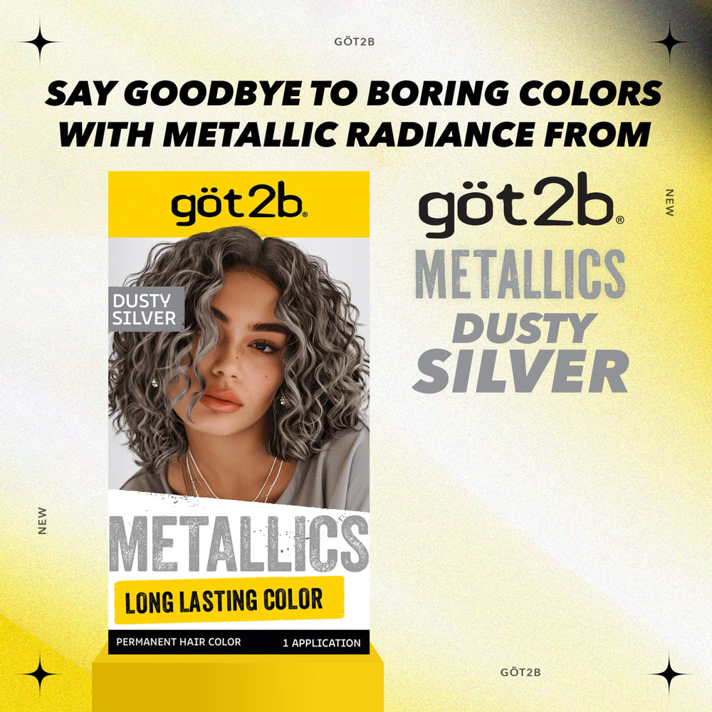Got2b Metallics Dusty Silver metallic shine enhances photos and events