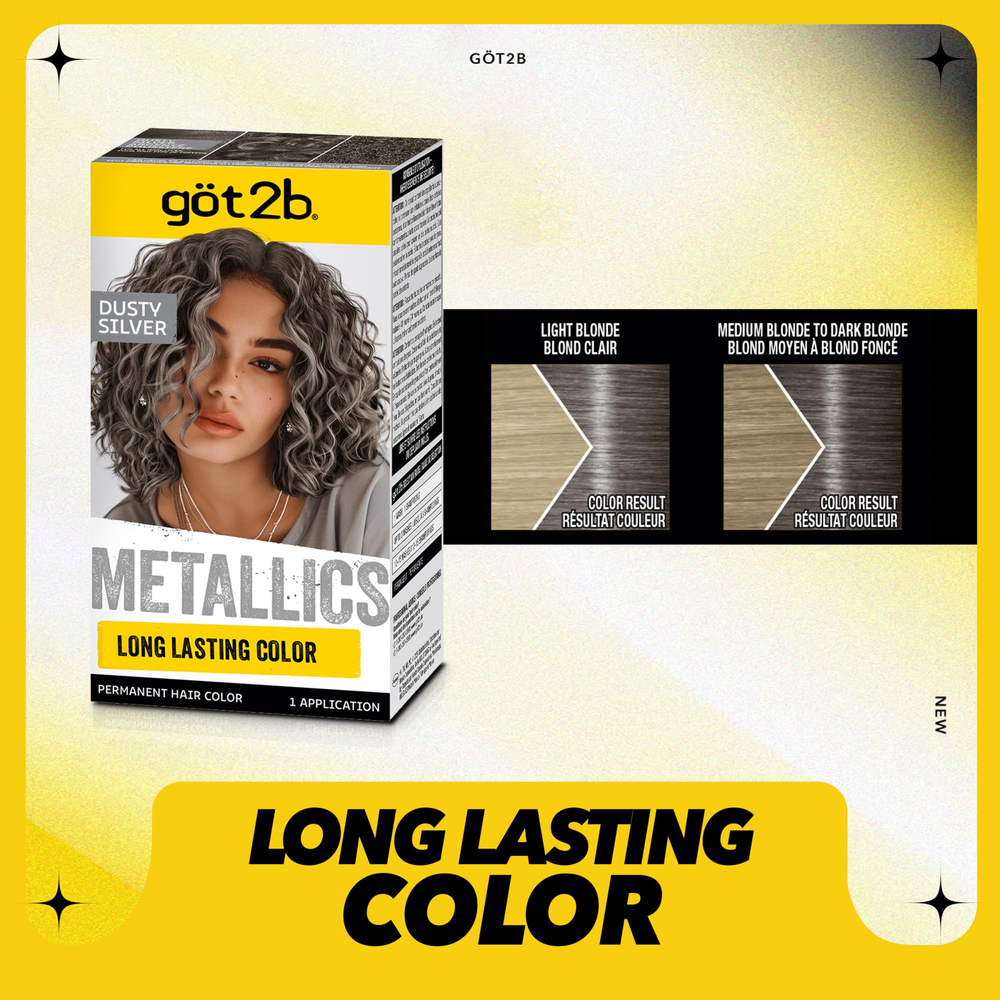Got2b Metallics Dusty Silver post-treatment tube locks vibrancy longer