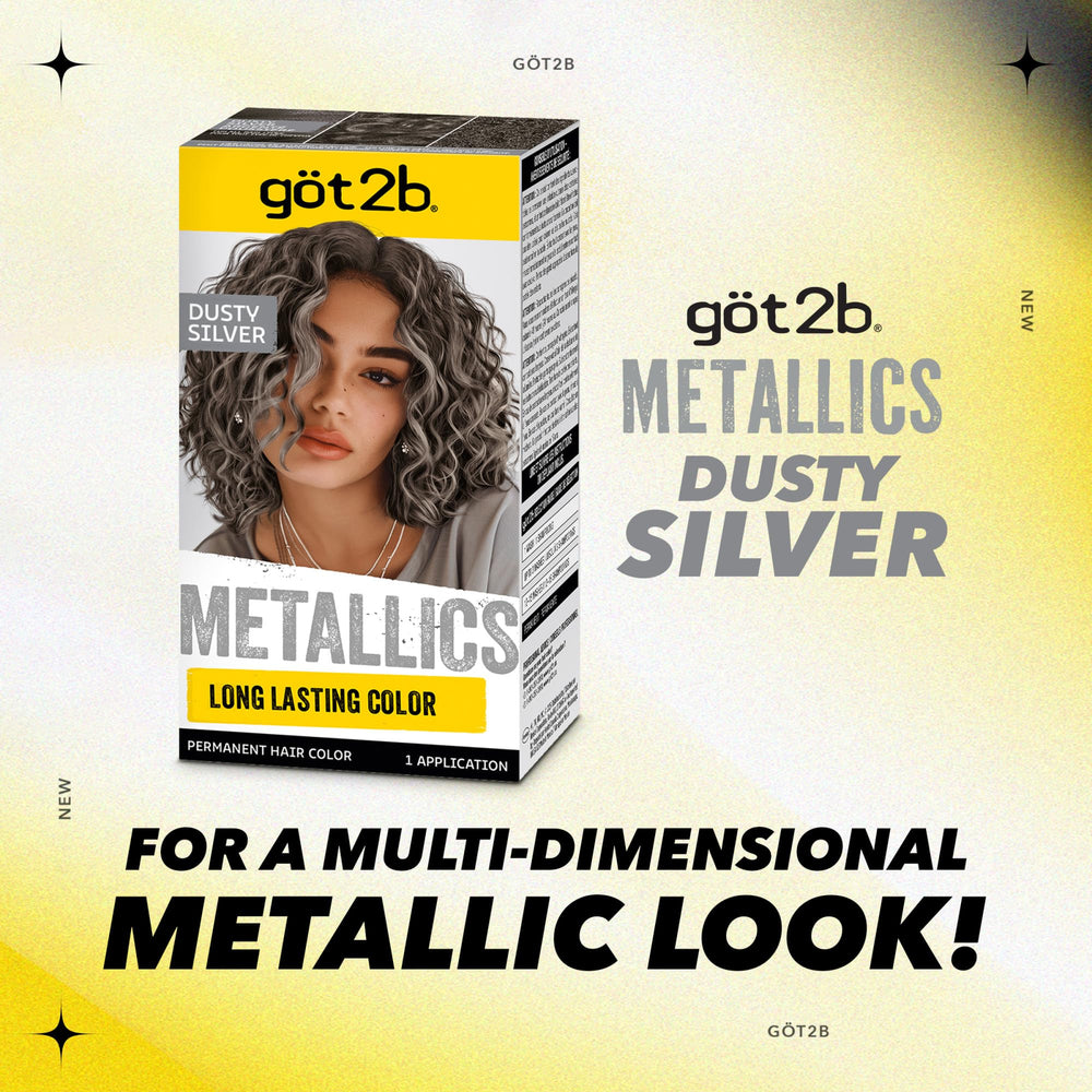 Got2b Metallics Dusty Silver wig-ready shade for synthetic hair