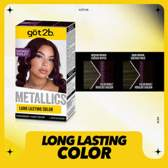 Got2B Metallics Smoky Violet color after treatment tube for conditioning finish.