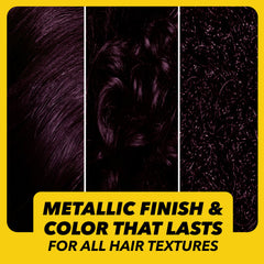 Got2B Metallics Smoky Violet disposable gloves for mess-free coloring.