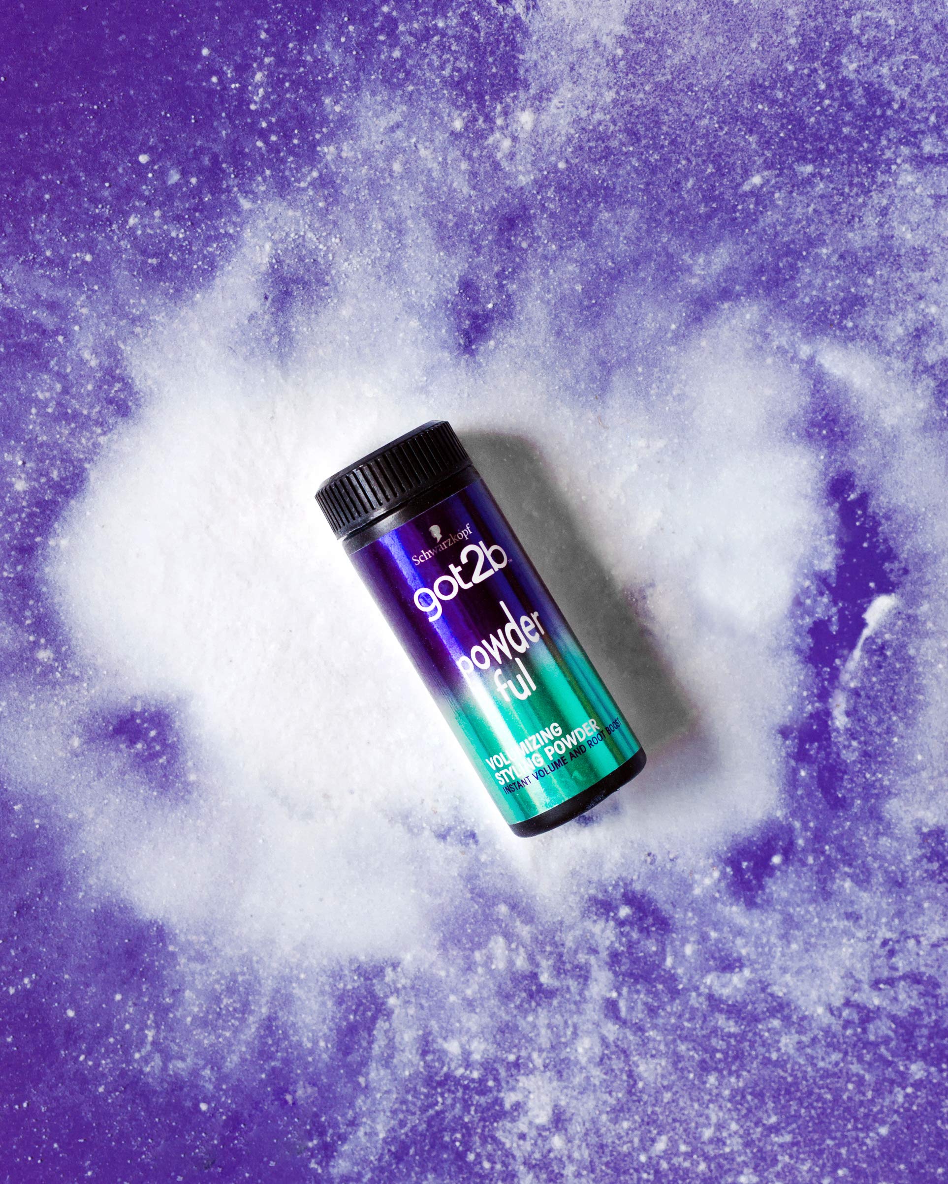 Got2b Powder'ful aplicación en cabello seco para volumen inmediato