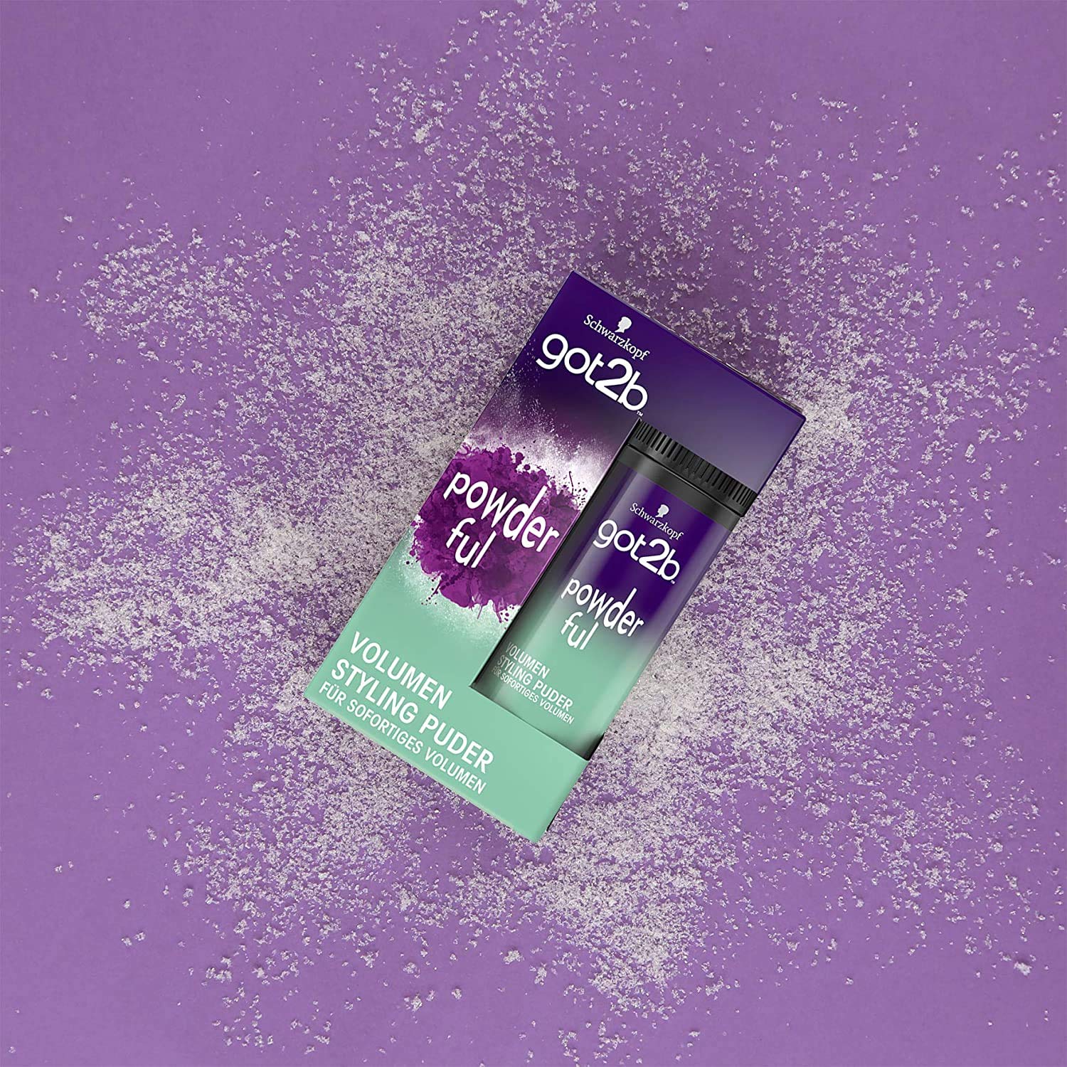 Got2b Powder'ful envase con plástico reciclado al 50%