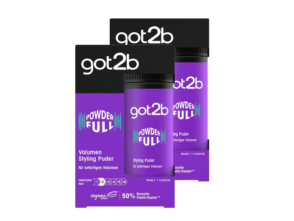 Schwarzkopf got2b Powder'ful envase, polvo voluminizador para volumen inmediato en la raíz
