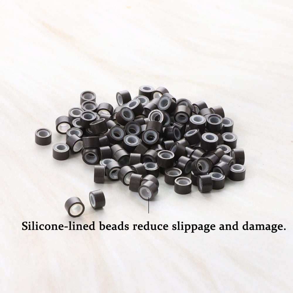 GOTDYA I-tip weft beads deliver a tidy, durable hold for extensions.