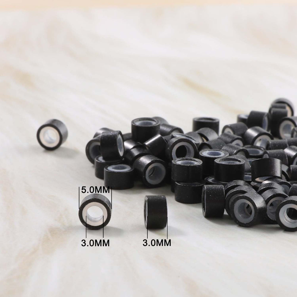 GOTDYA I-tip weft beads detail demonstrates precise fit and secure extensions.