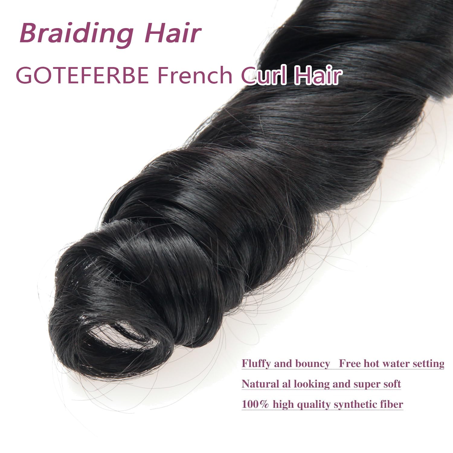 GOTEFERBE 8-pack packaging, ready for full-head hairstyles.