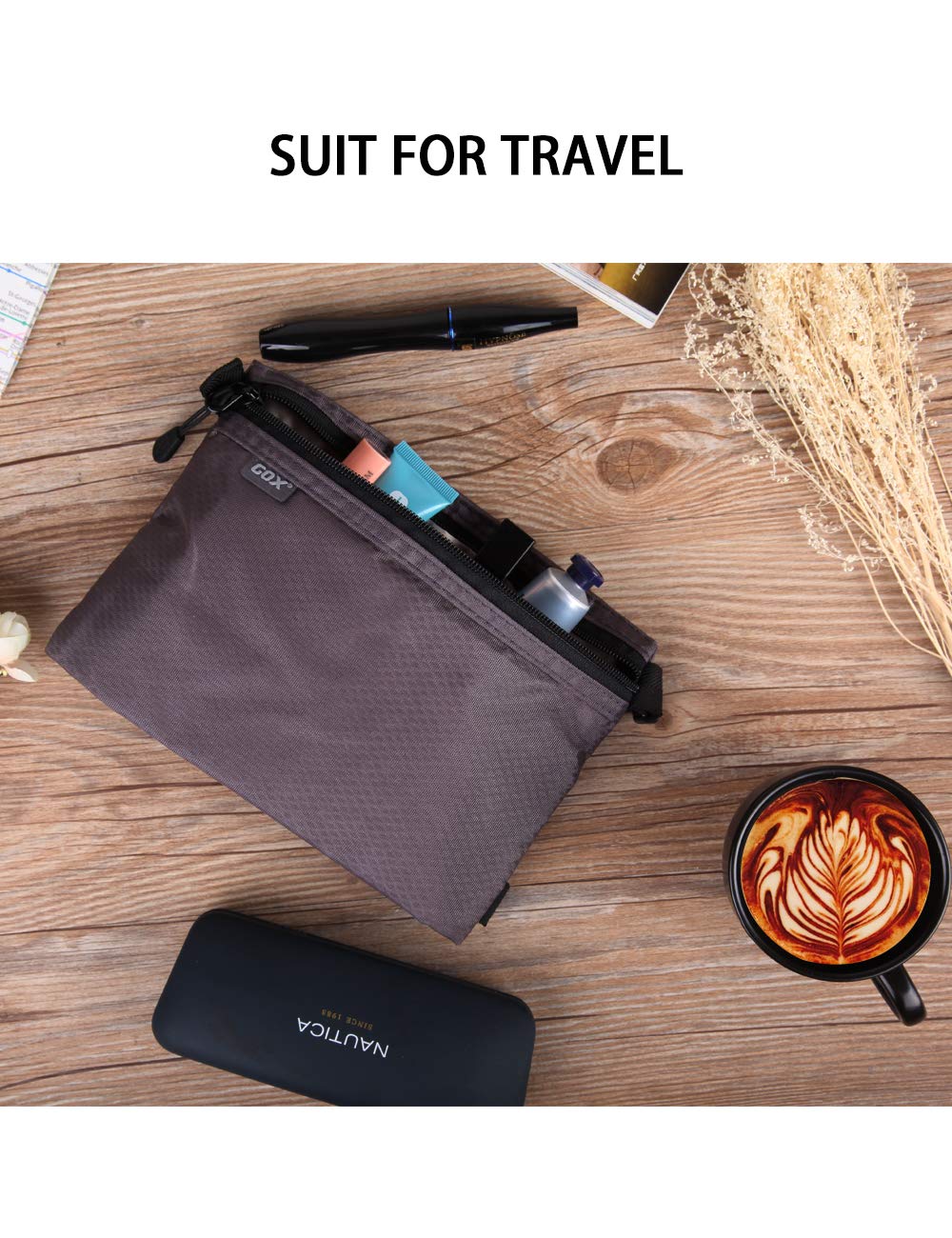 GOX men's travel essential bag for grooming items
