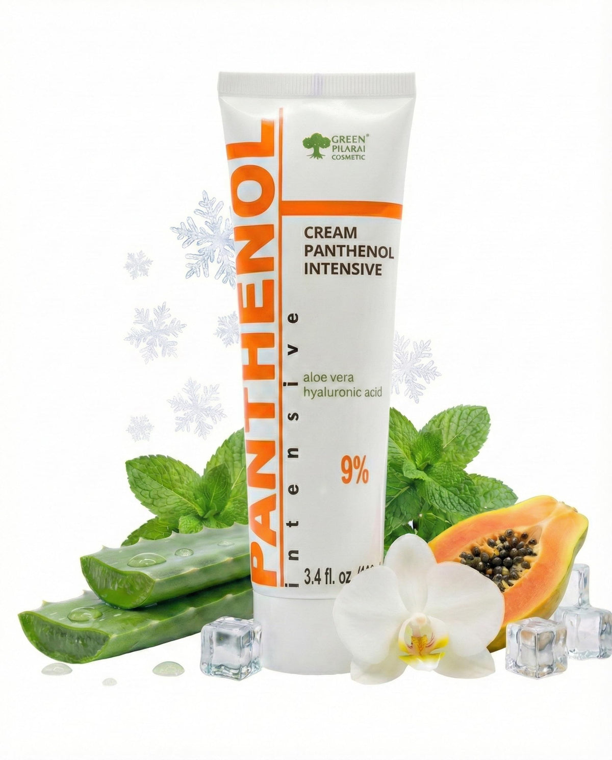 GPC Panthenol 9% crema de barrera alivia enrojecimiento en piel sensible.