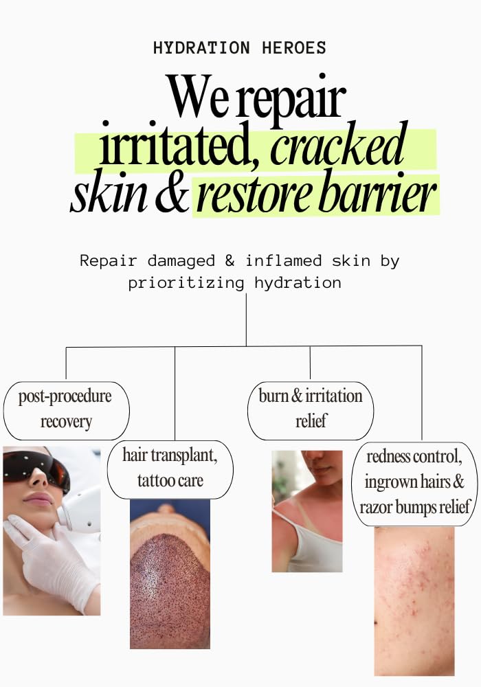 Cuidado tras procedimientos cosméticos para la barrera de la piel.