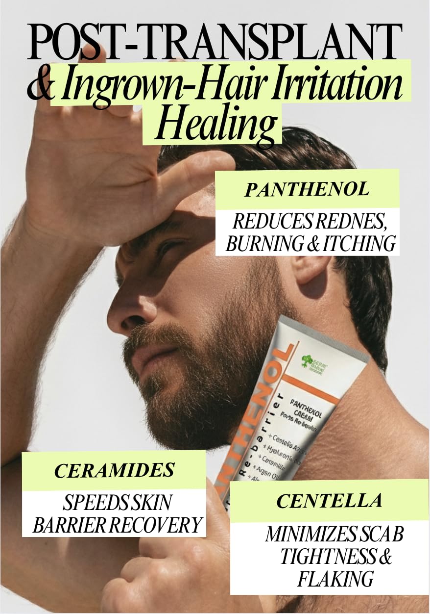 GPC Panthenol Foam helps calm skin after sun exposure.
