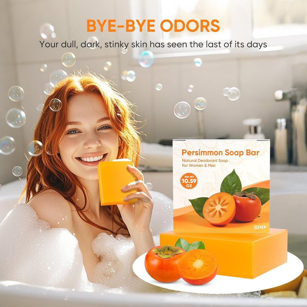 GPP Persimmon soap bar ingredients spotlight persimmon for hydration.