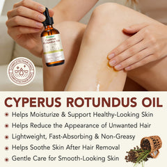 GPUPFJPW Cyperus Rotundus: poros visibles pero más finos