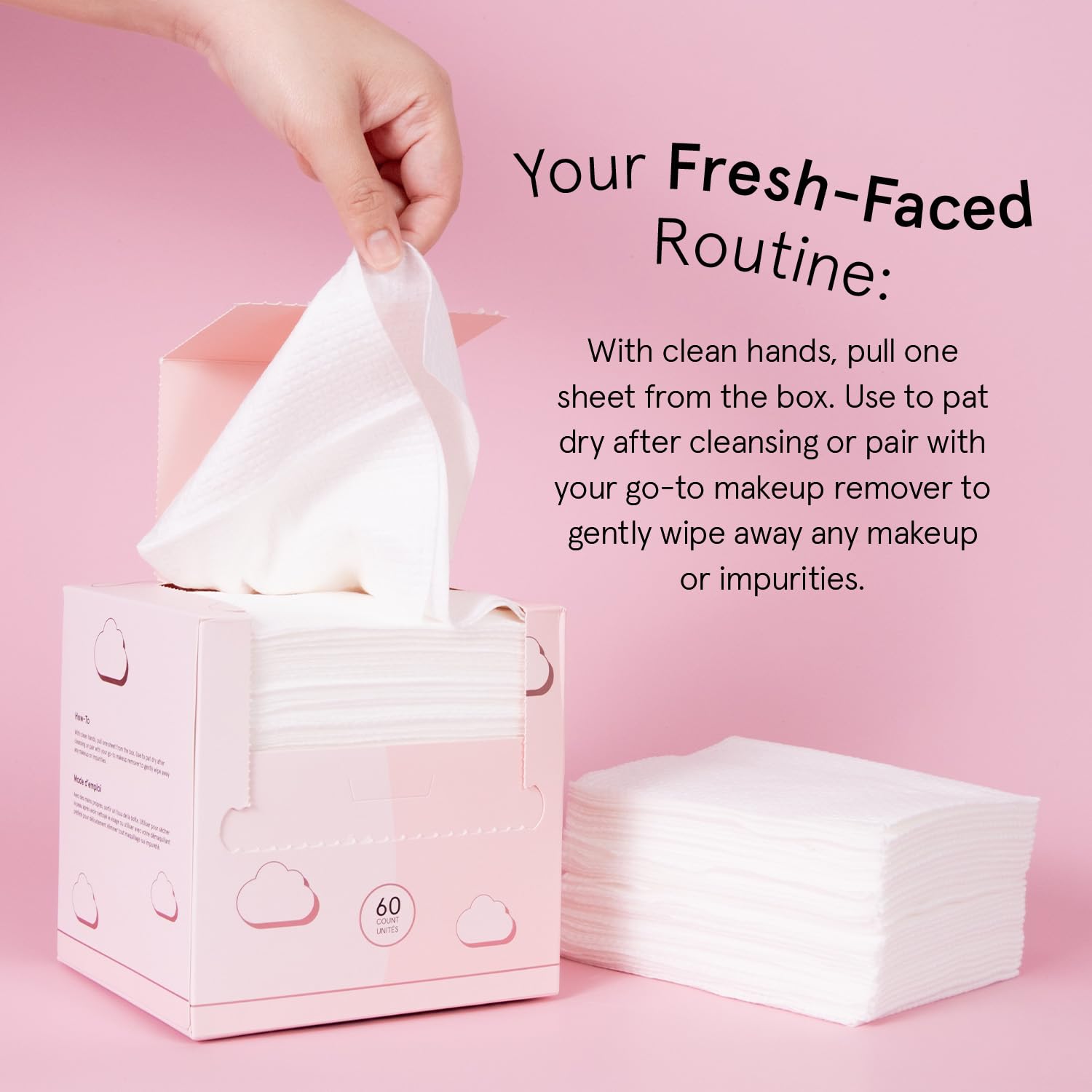 Grace & Stella absorbent face cloths absorb oil and dirt efficiently